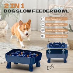 Upsky raised dog bowl with four legs supports neck comfort during meals