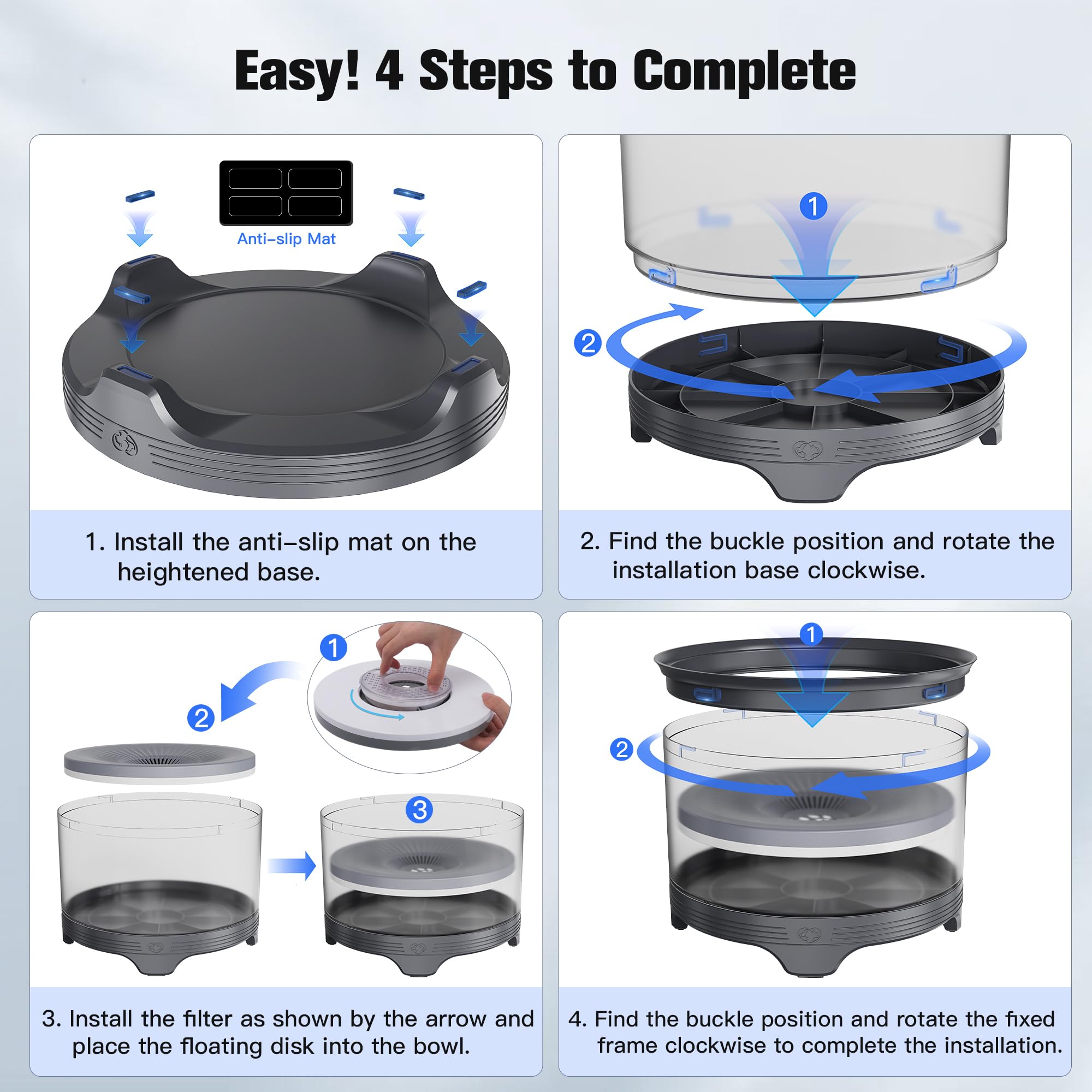 UPSKY removable disk for easy cleaning and maintenance.