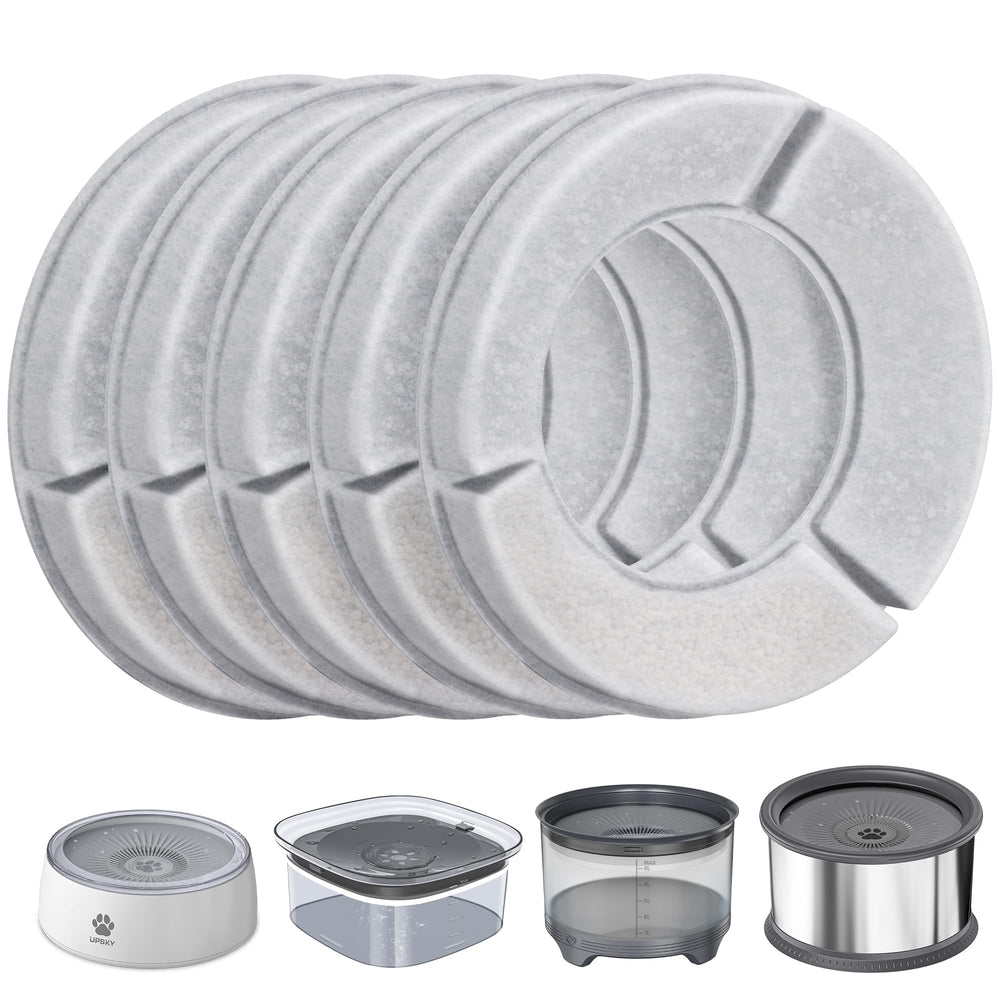 Upsky replacement filter closeup highlighting activated carbon for cleaner water taste