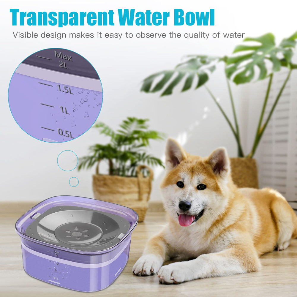 Upsky slow-drinking feature promotes steady water intake without splashing.