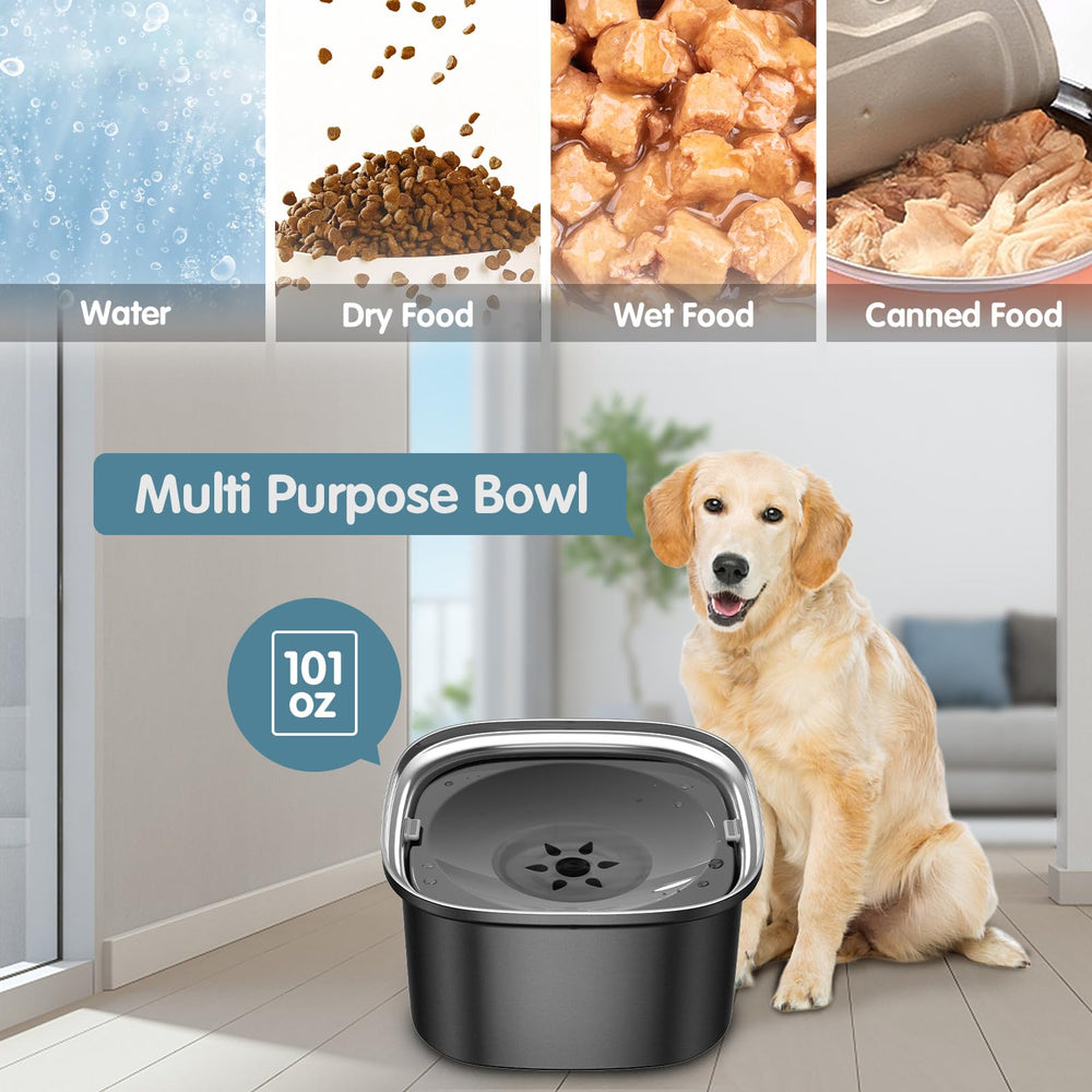 UPSKY travel-friendly water bowl in a car setup