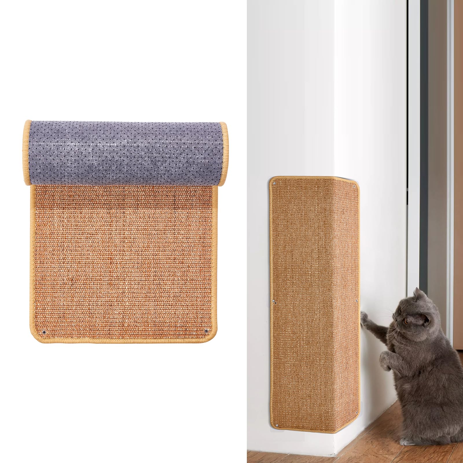 Uranshin cat scratcher mat easy-clean surface for quick maintenance