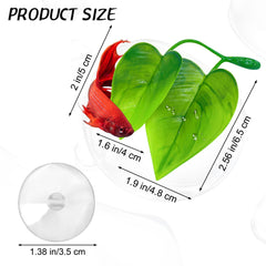 URATOT betta leaf pad large-small leaves show varied sizes for nesting and comfort