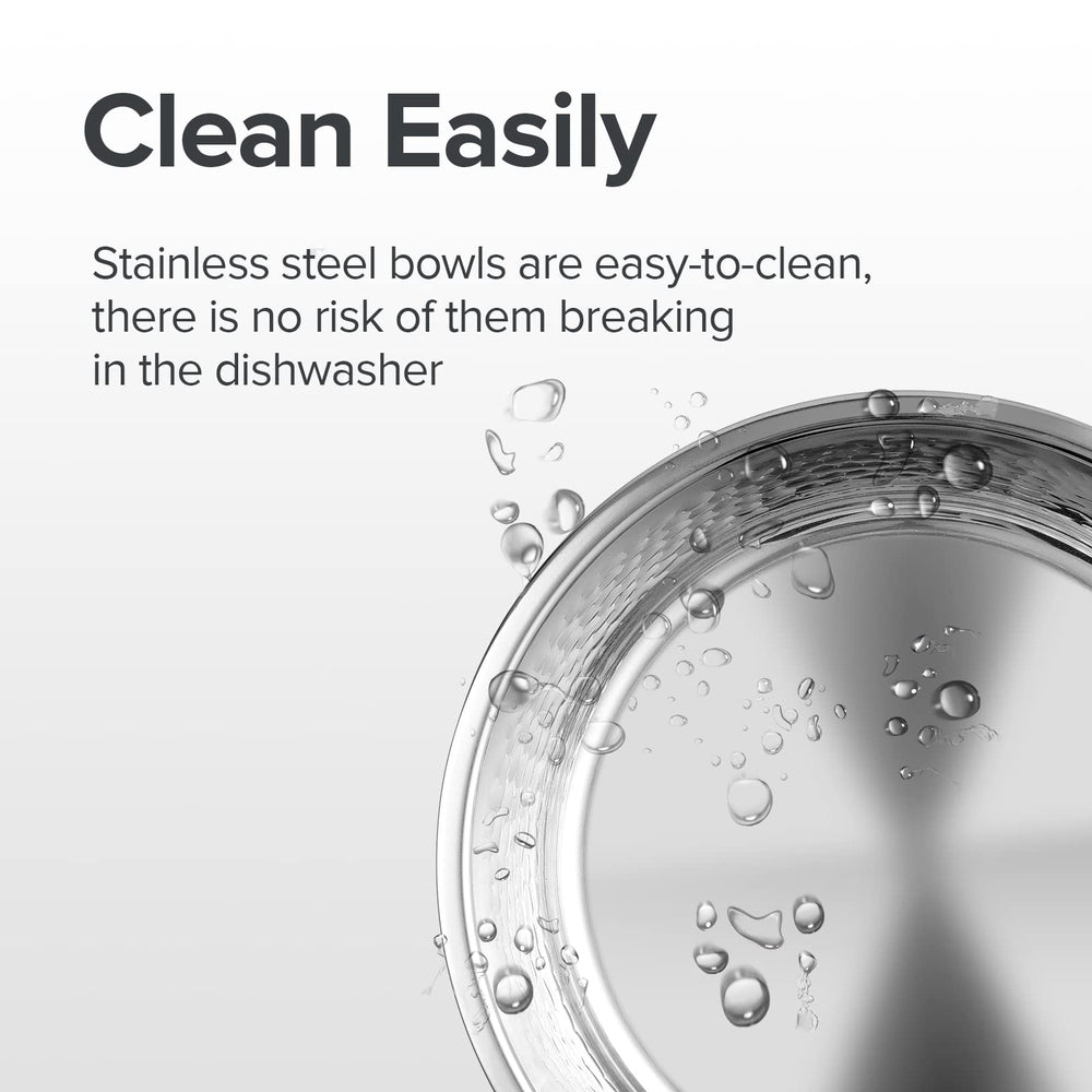 URBUDDIES home-decor-friendly hammered dog bowls blend with modern décor.