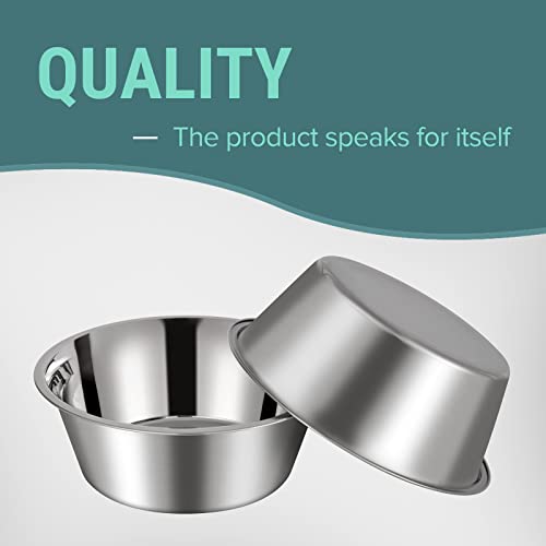URBUDDIES stainless steel bowl close-up shows dishwasher safe finish