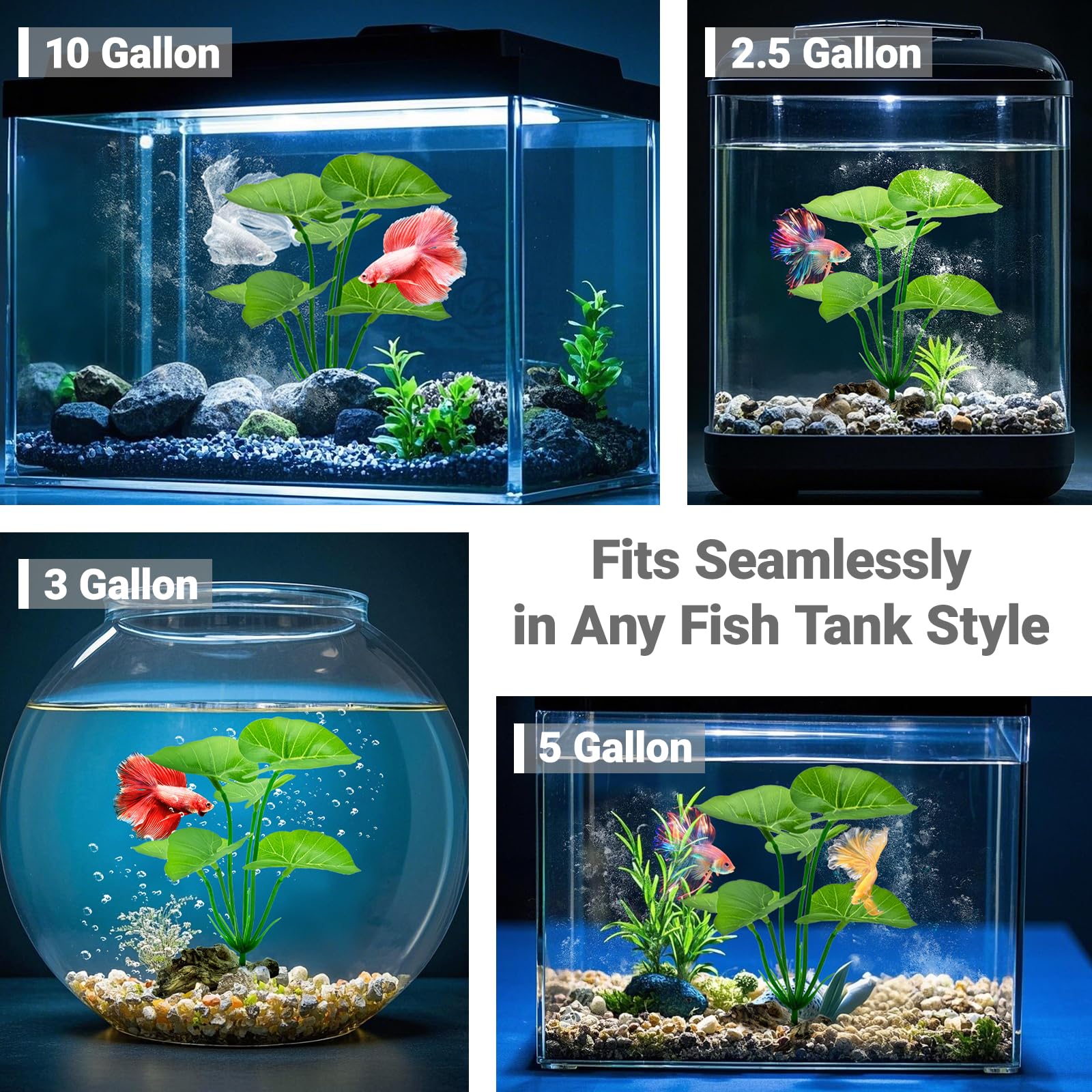 UreverFins realistic driftwood base adds natural focal point for goldfish or reptile tanks.