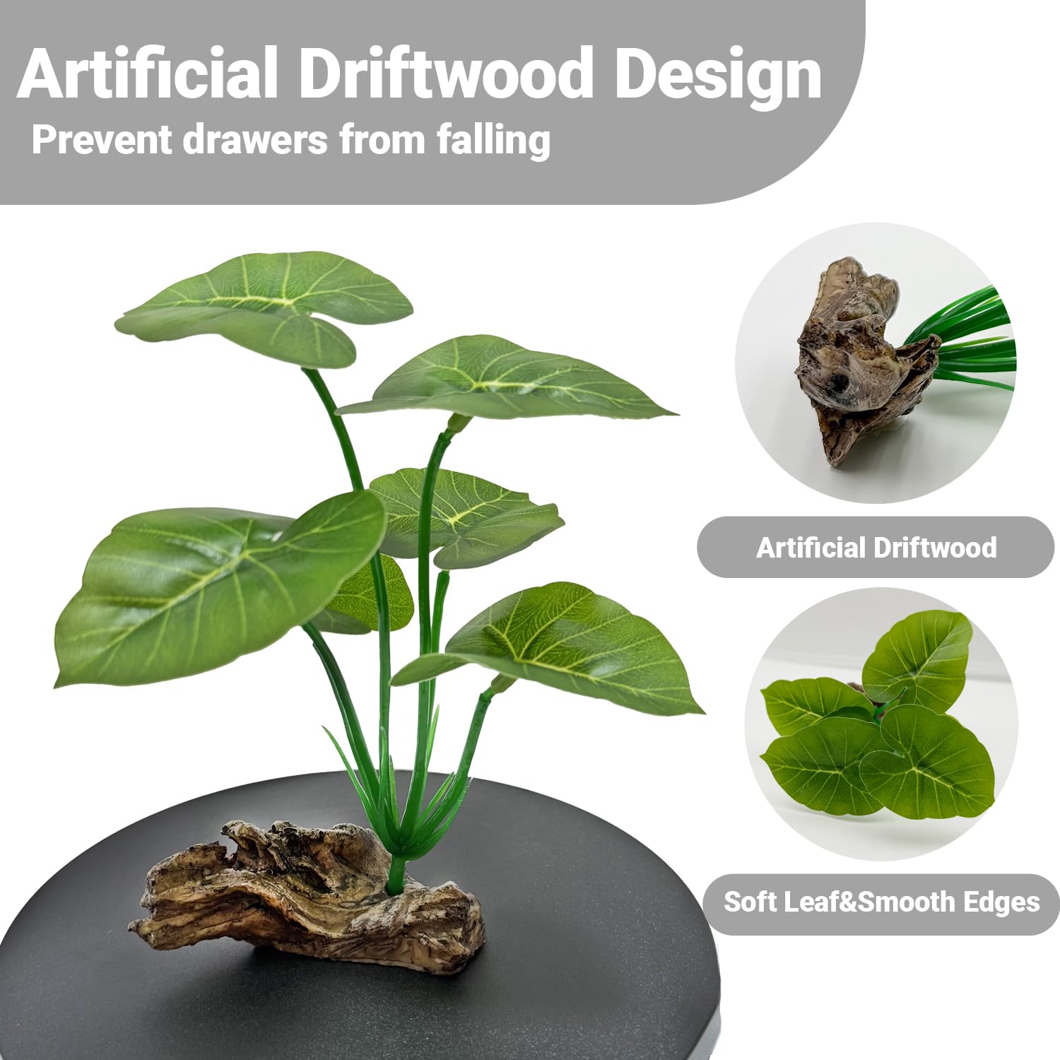 UreverFins Driftwood-look decor keeps tanks visually rustic and vibrant