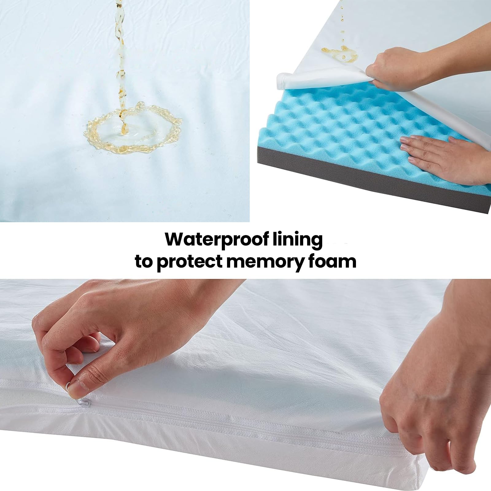 URGVANZ PET bed anti-slip bottom keeps it in place.