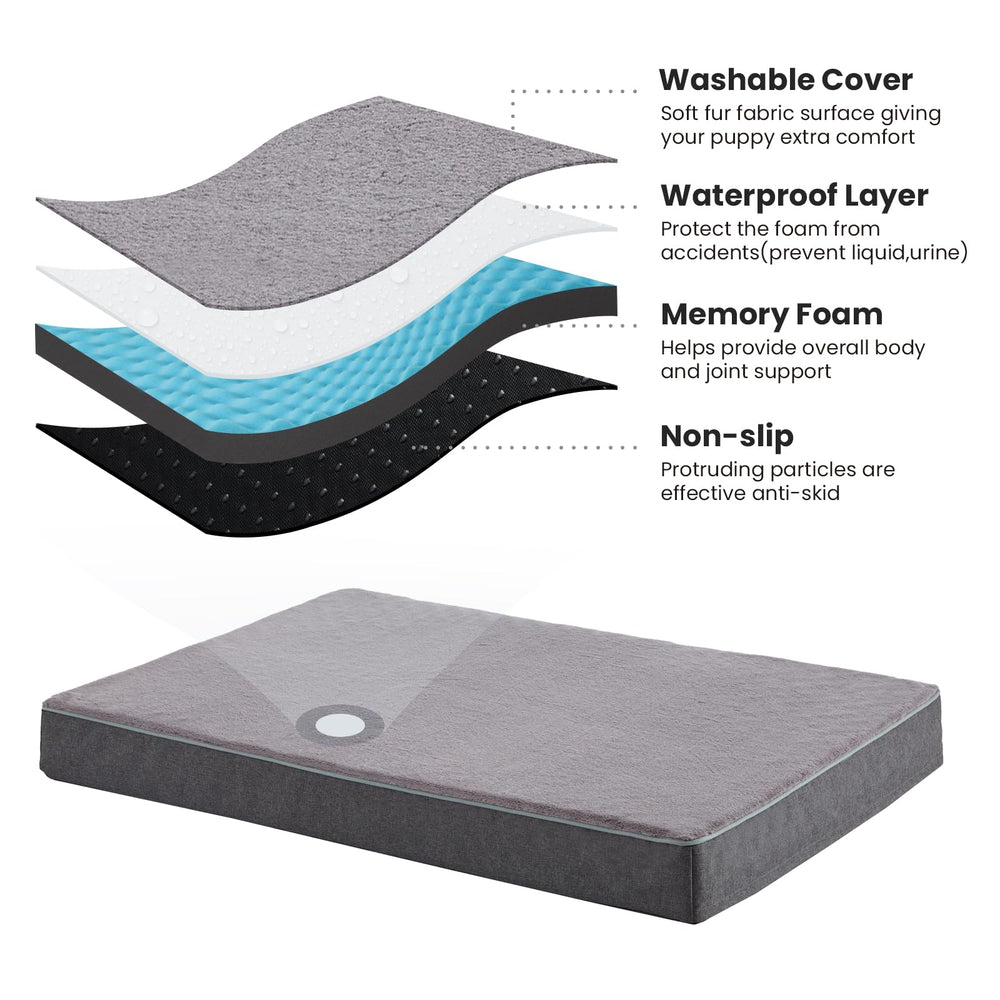 URGVANZ PET XL bed fits large dogs for restful sleep.