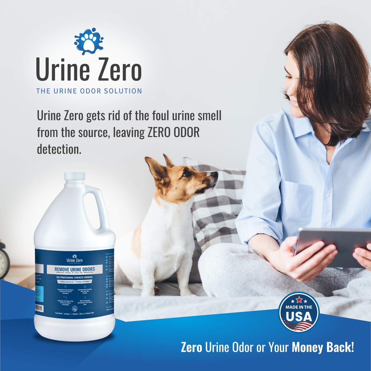 Urine Zero pet-and-kid-safe solution for family-focused odor control.