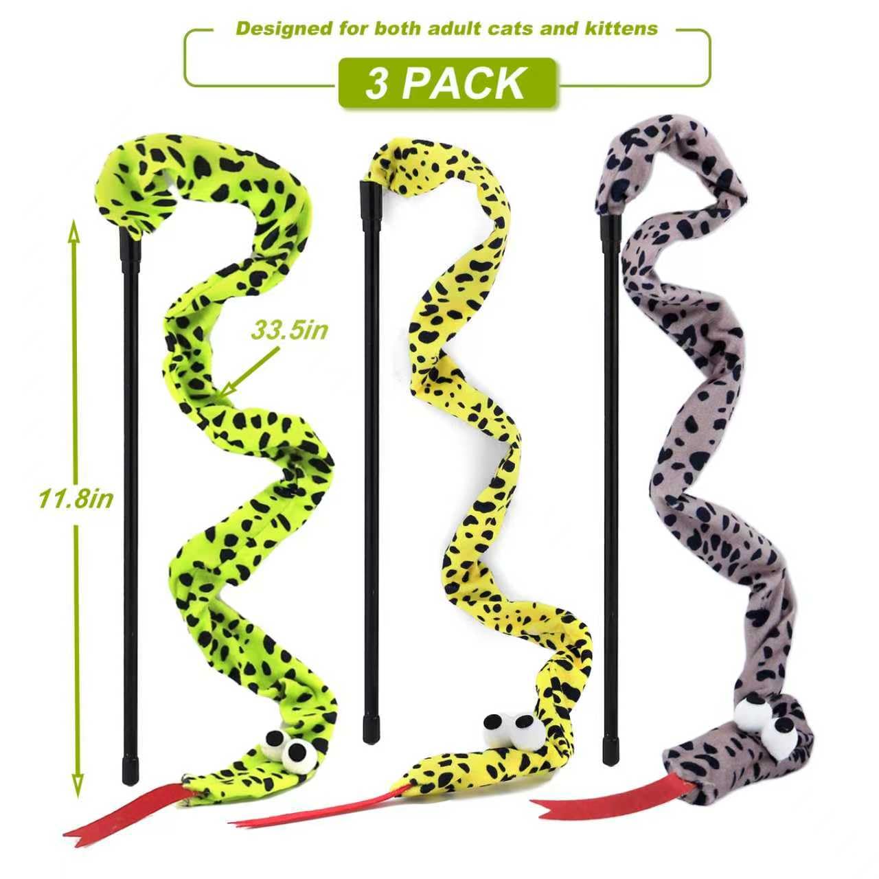 URMYONLY wand-dangle play promotes indoor exercise and mental stimulation for cats.