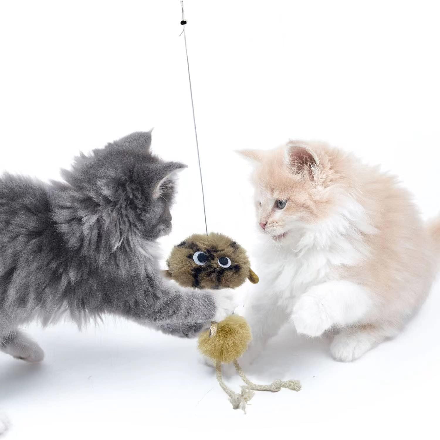 URMYONLY interactive cat toy self-play promotes independent entertainment for kittens and adults
