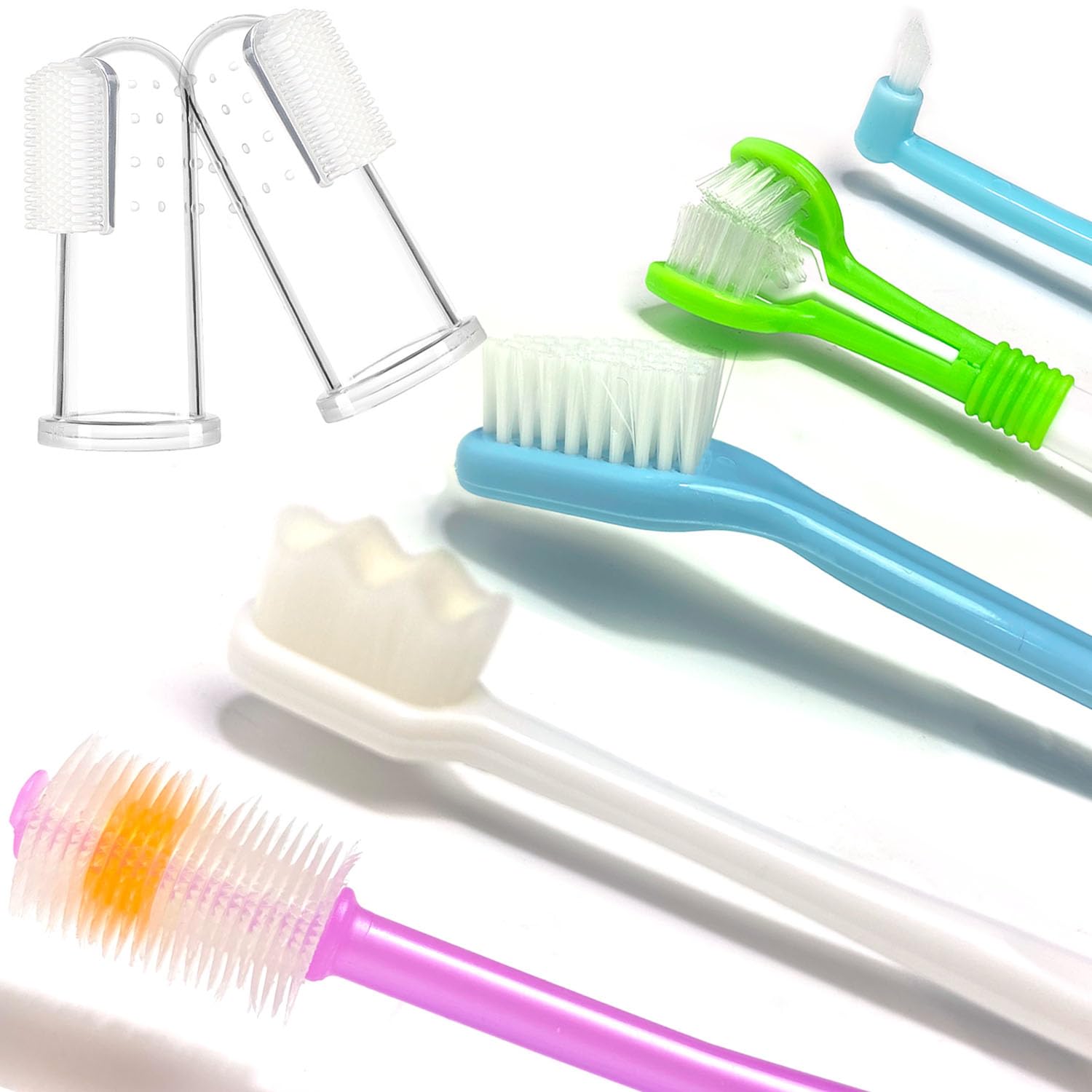 URMYONLY pet oral care kit image shows a complete brushing setup for routines.