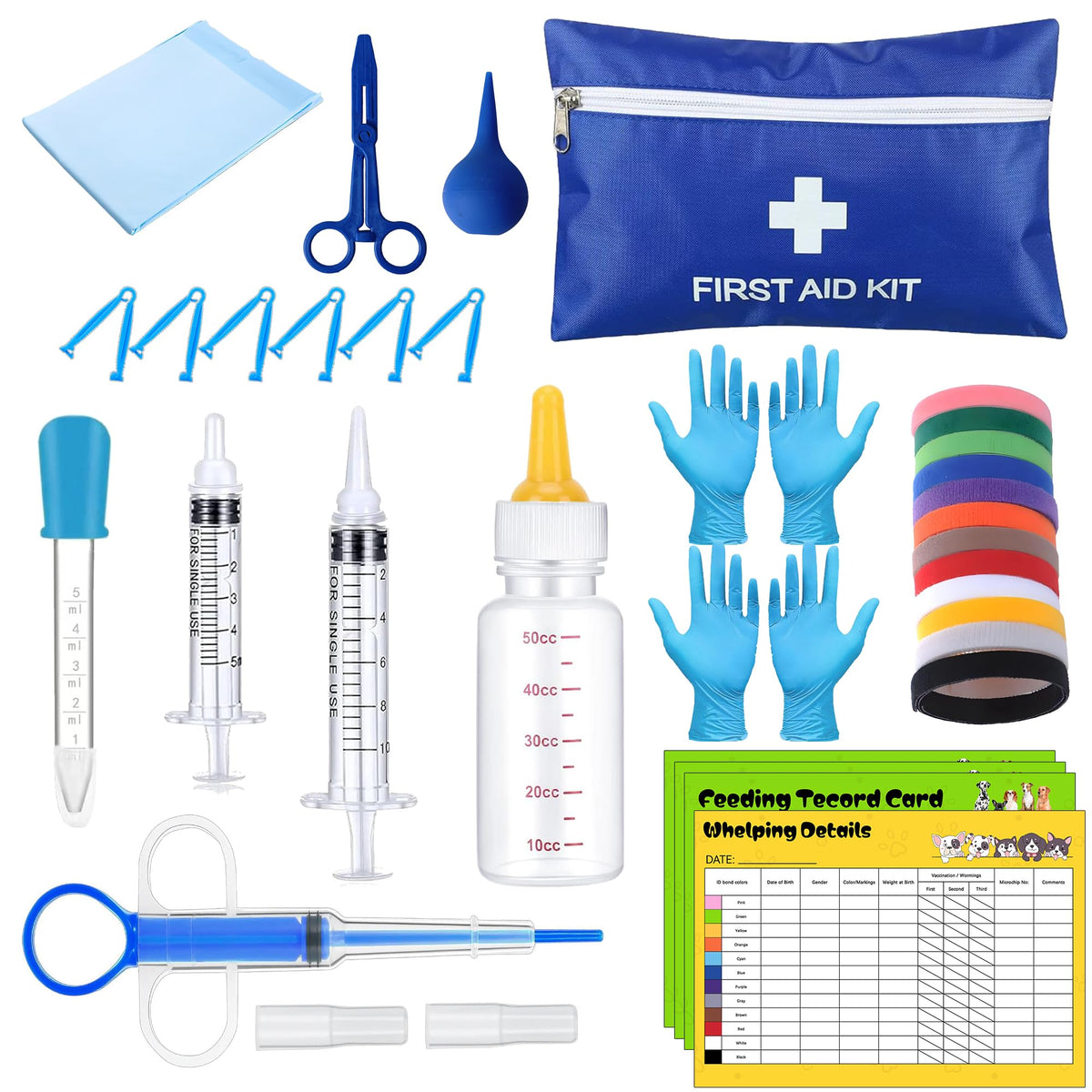 URMYONLY whelping kit overview for essential newborn care.