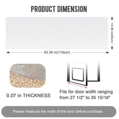 Uross PVC durable-material-closeup highlights sturdy, long-lasting pet protection.