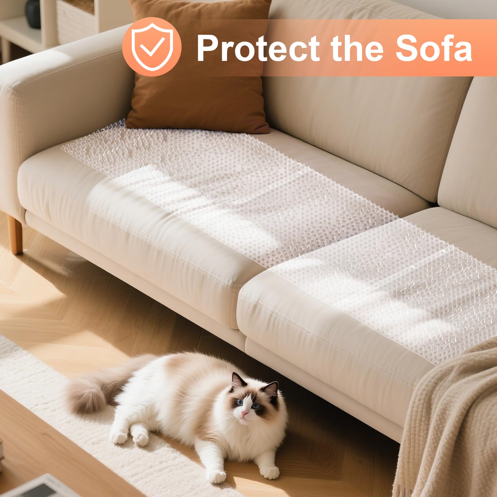 Uross Scat Mat keeps cats off sofas and tables daily