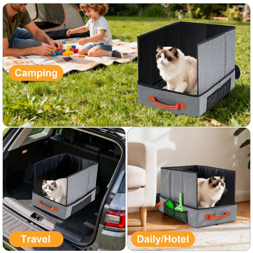 Uross includes scoop and bags for easy cleanup during trips.