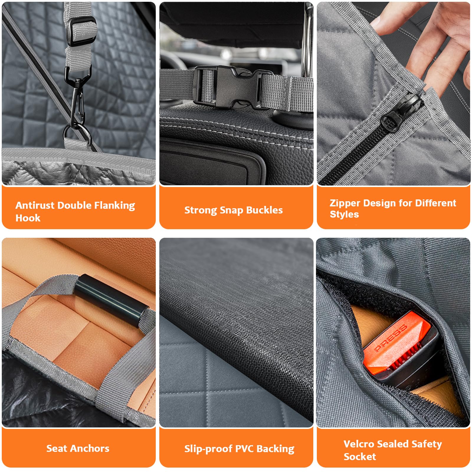 URPOWER 6-in-1 side flaps guard edges for easy pet entry.