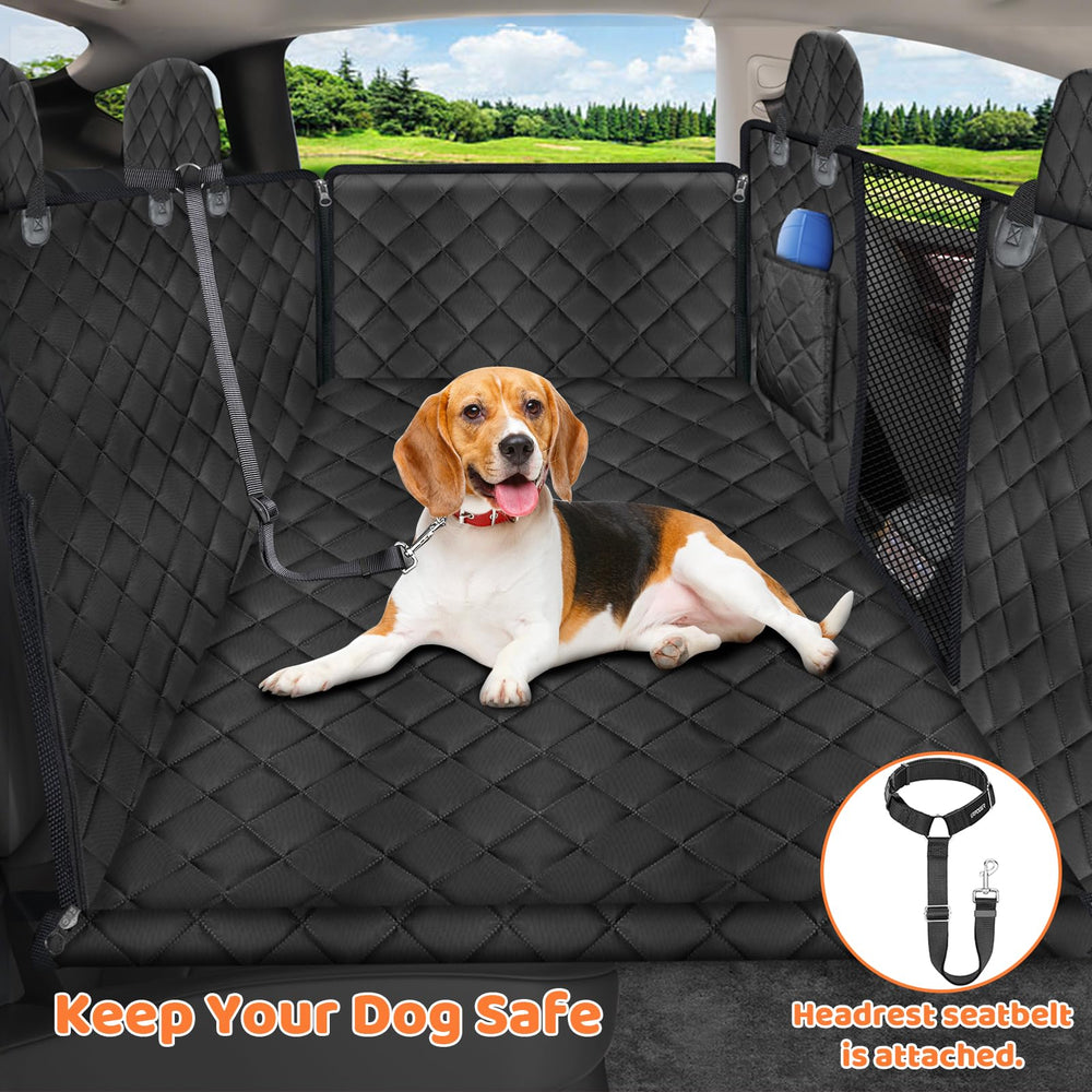 URPOWER reinforced headrest cover and door protector guarding seats