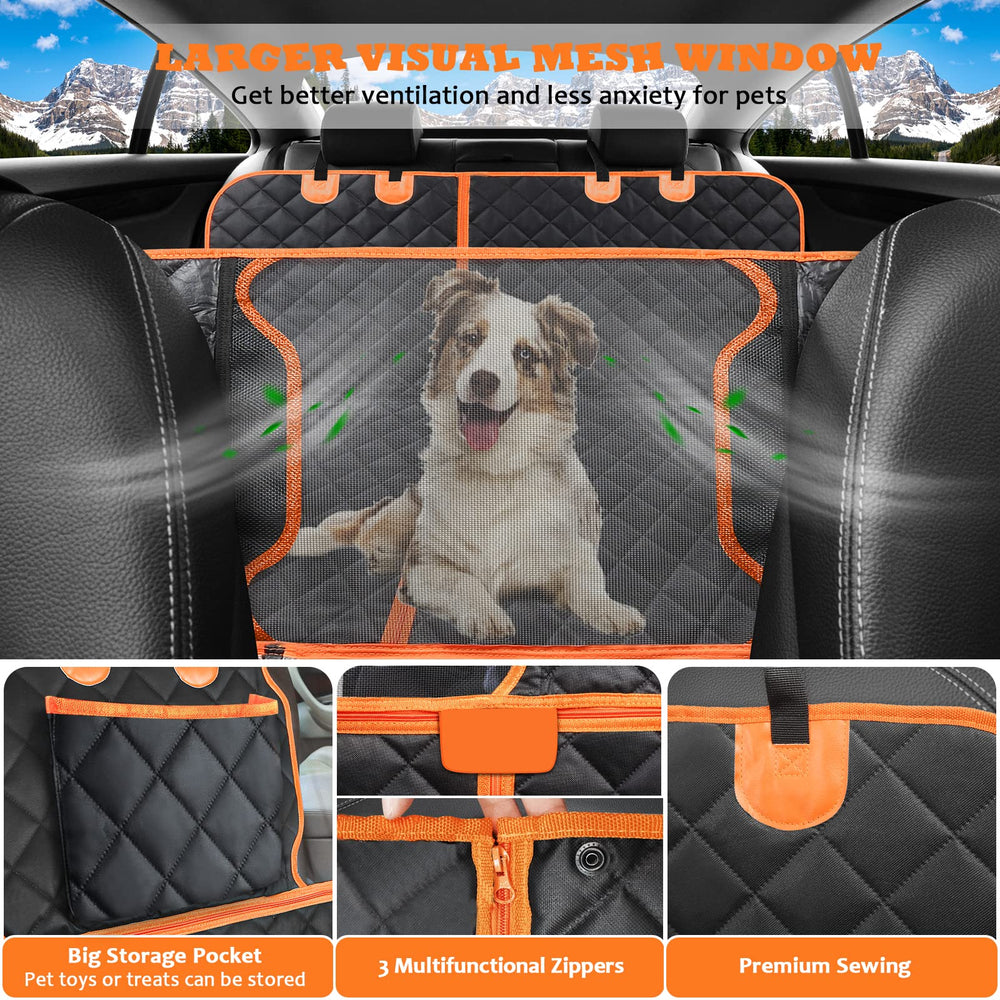 URPOWER car seat cover non-slip backing prevents shifting during travel