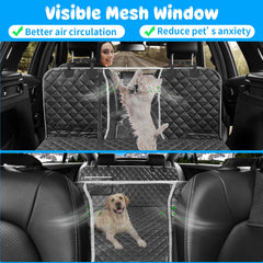URPOWER dog car seat cover pocket stores treats and toys for easy access.