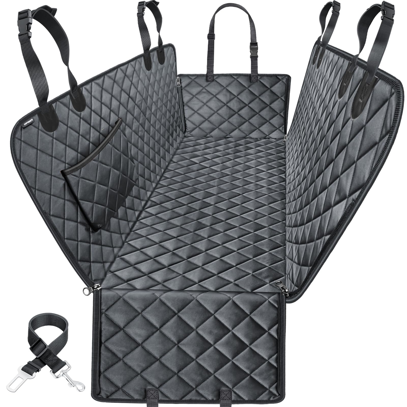URPOWER dog seat cover hammock back seat protector for clean rides
