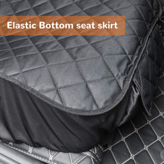 URPOWER seat cover non-slip backing with seat anchors keeps it in place