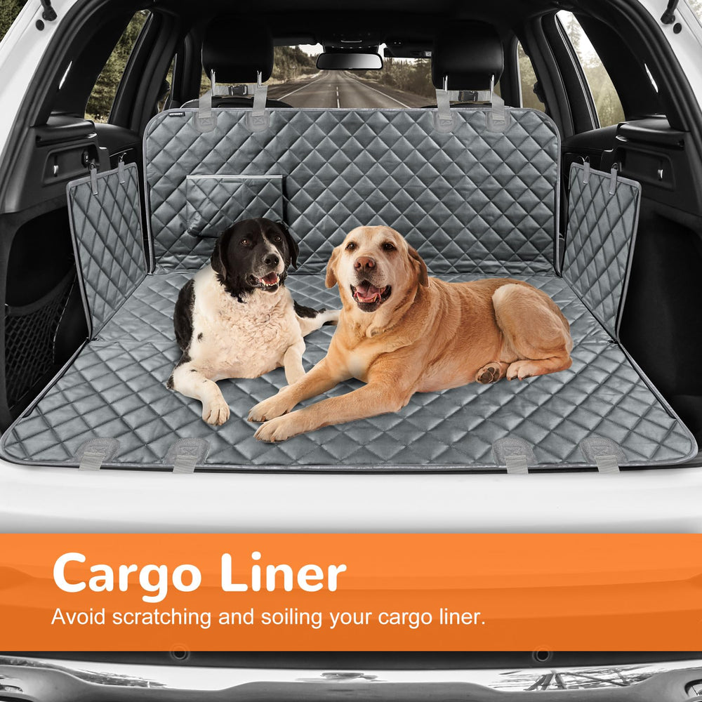 URPOWER dog seat cover nonslip back keeps pets secure during braking
