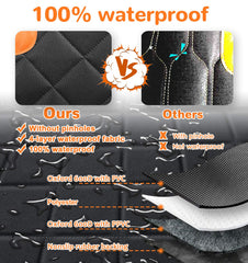 URPOWER waterproof Oxford seat cover keeps seats clean and fur-free during muddy adventures