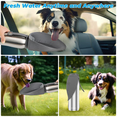 URPOWER dog water bottle 27oz leak-proof seal prevents spills on the go