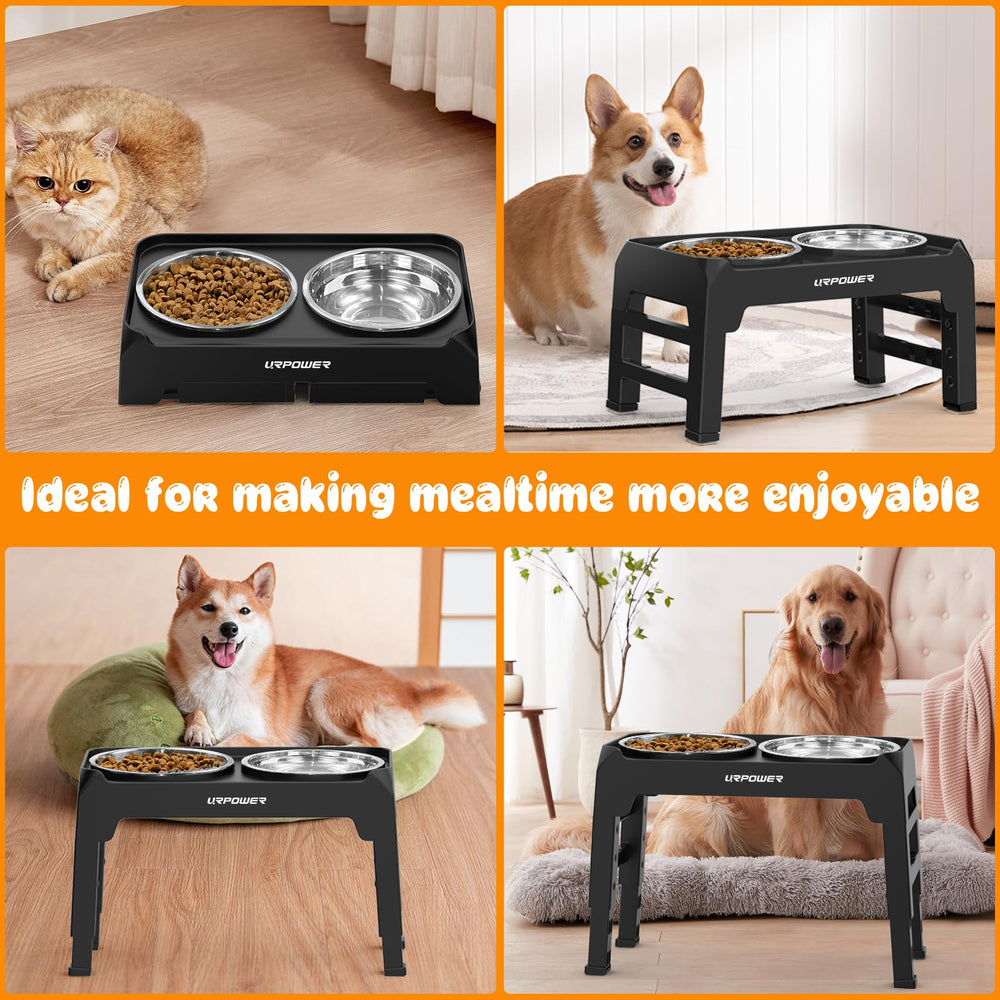 URPOWER durable thickened stainless bowls withstand daily use and cleaning.