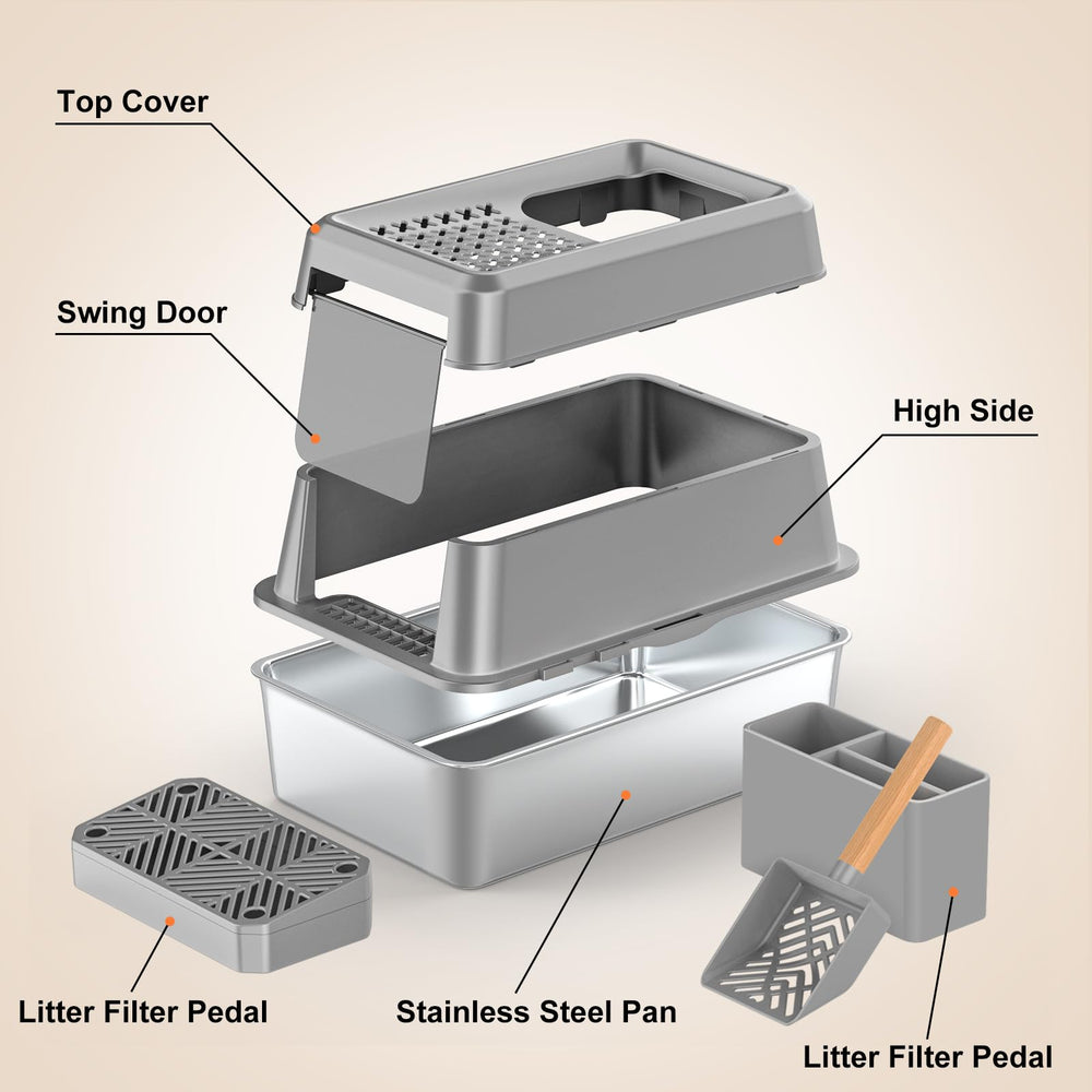 URPOWER easy-clean non-stick surface showcased for quick wipe-downs