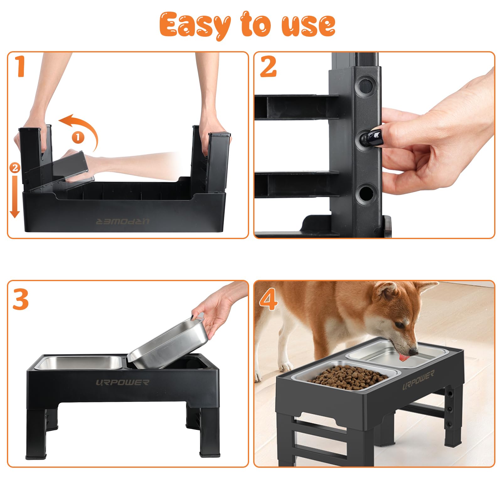 URPOWER collapsible legs simplify storage and travel with the stand.