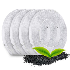 URPOWER filters for anti-splash dog bowl 4-pack package view for easy replacement.