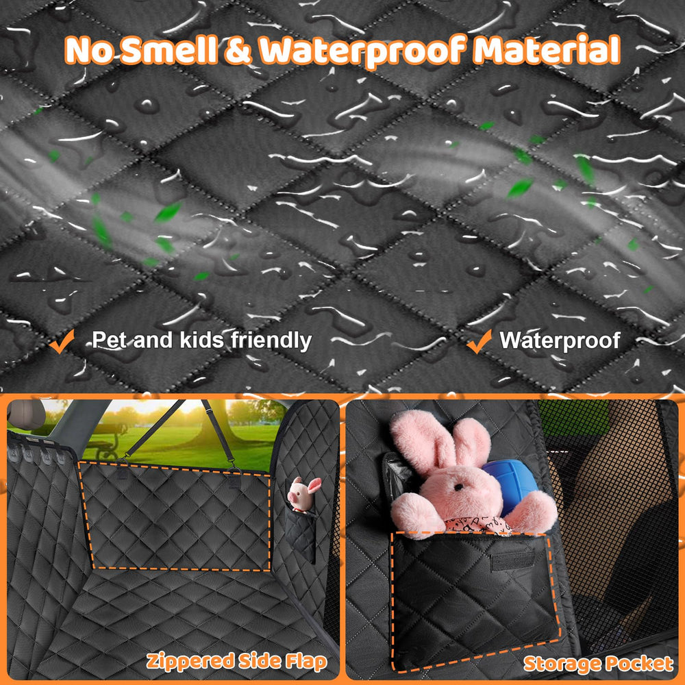 URPOWER foldable front barrier zipper allows sharing the back seat with a passenger