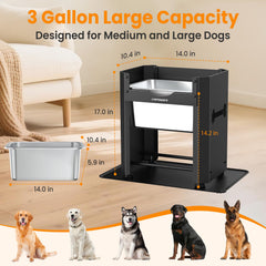 URPOWER full metal stand offers sturdy support for playful dogs.