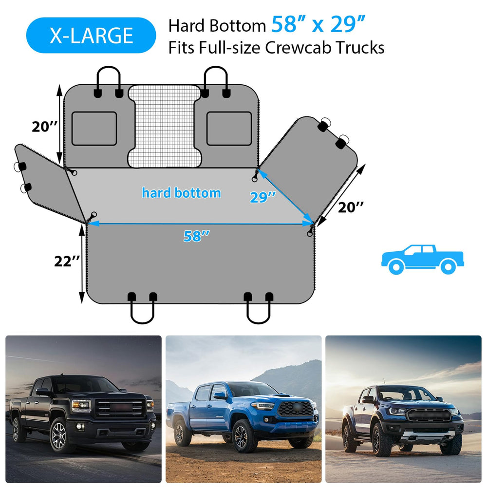 URPOWER mesh-window design offers visibility and convenient storage pockets