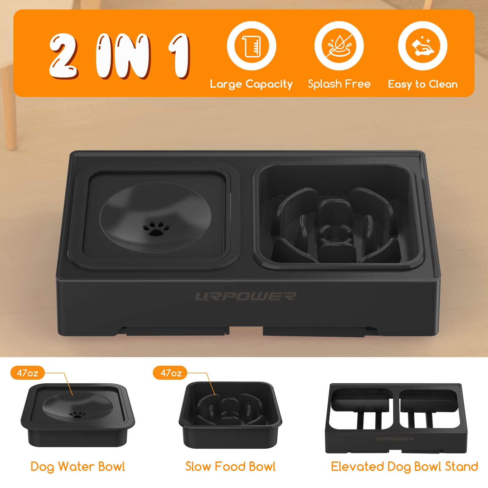 URPOWER neck and joint relief design reduces strain during meals