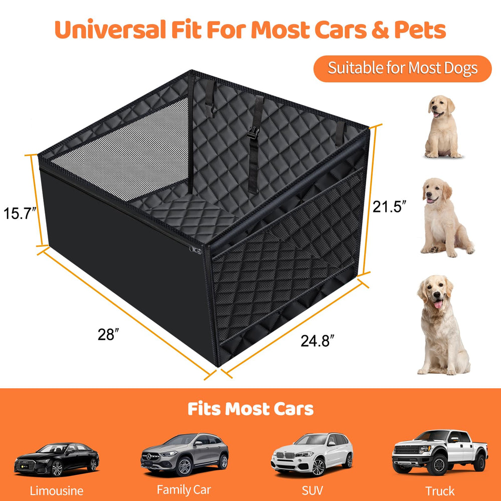 URPOWER waterproof 600D Oxford fabric protects seats from spills and fur