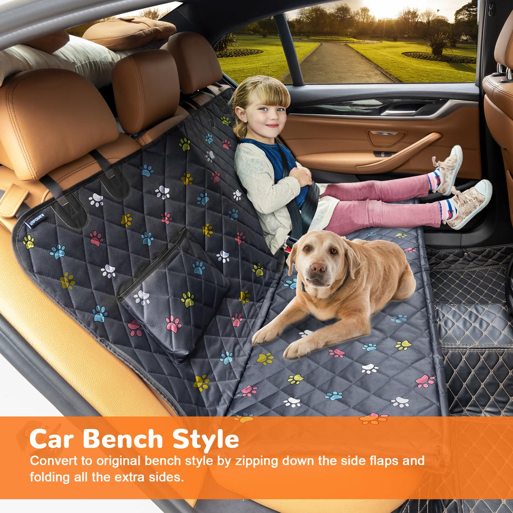 URPOWER waterproof four-layer seat cover keeps seats clean after messes.