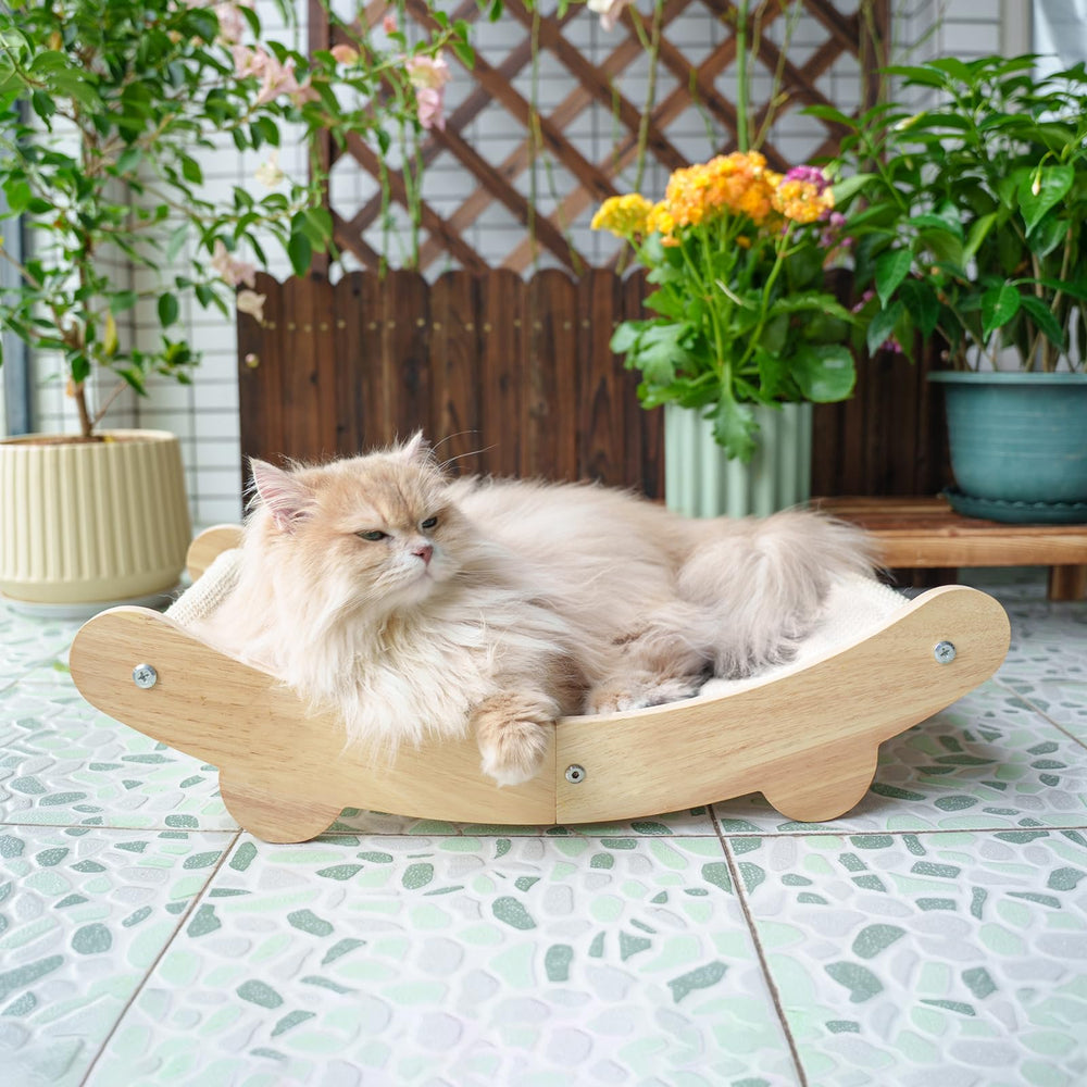 UrsLckyme eco-friendly indoor pet furniture emphasizes sustainable materials and practical use.