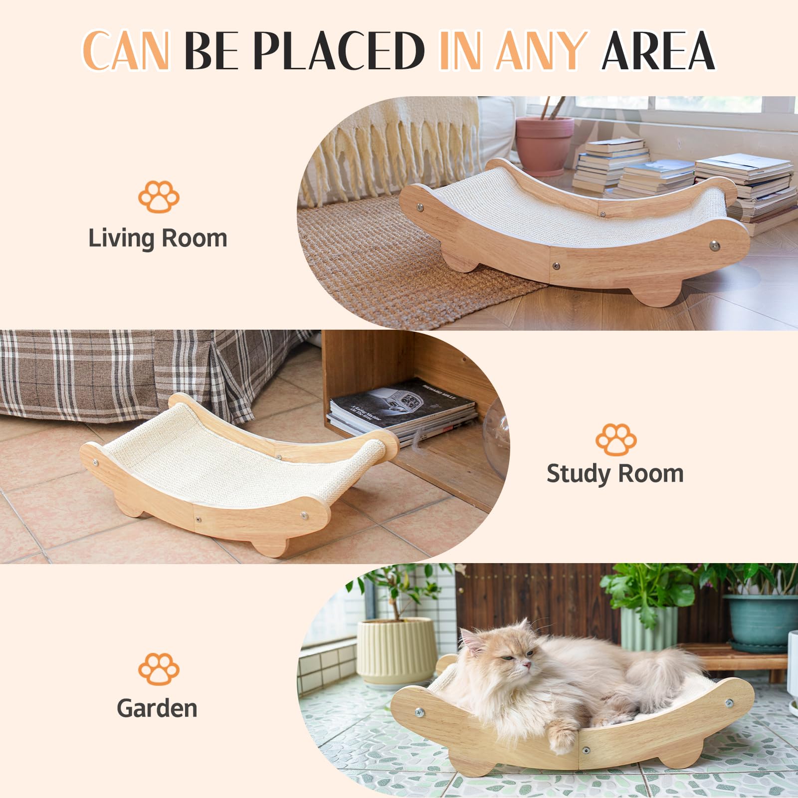 UrsLckyme modern cat furniture design complements home decor while providing a cozy lounge.