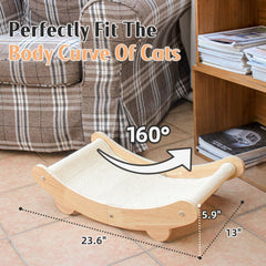 UrsLckyme sisal pad close-up shows durable, tightly woven surface for continuous scratching.