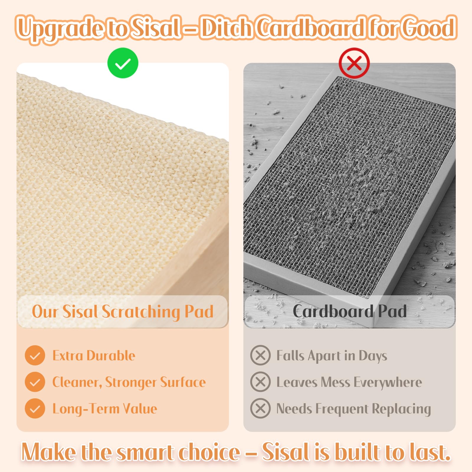 UrsLckyme solid oak frame detail showcases robust, stylish cat furniture construction.