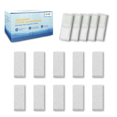 URUQ 15-pack fish tank filter cartridges ready for reliable filtration