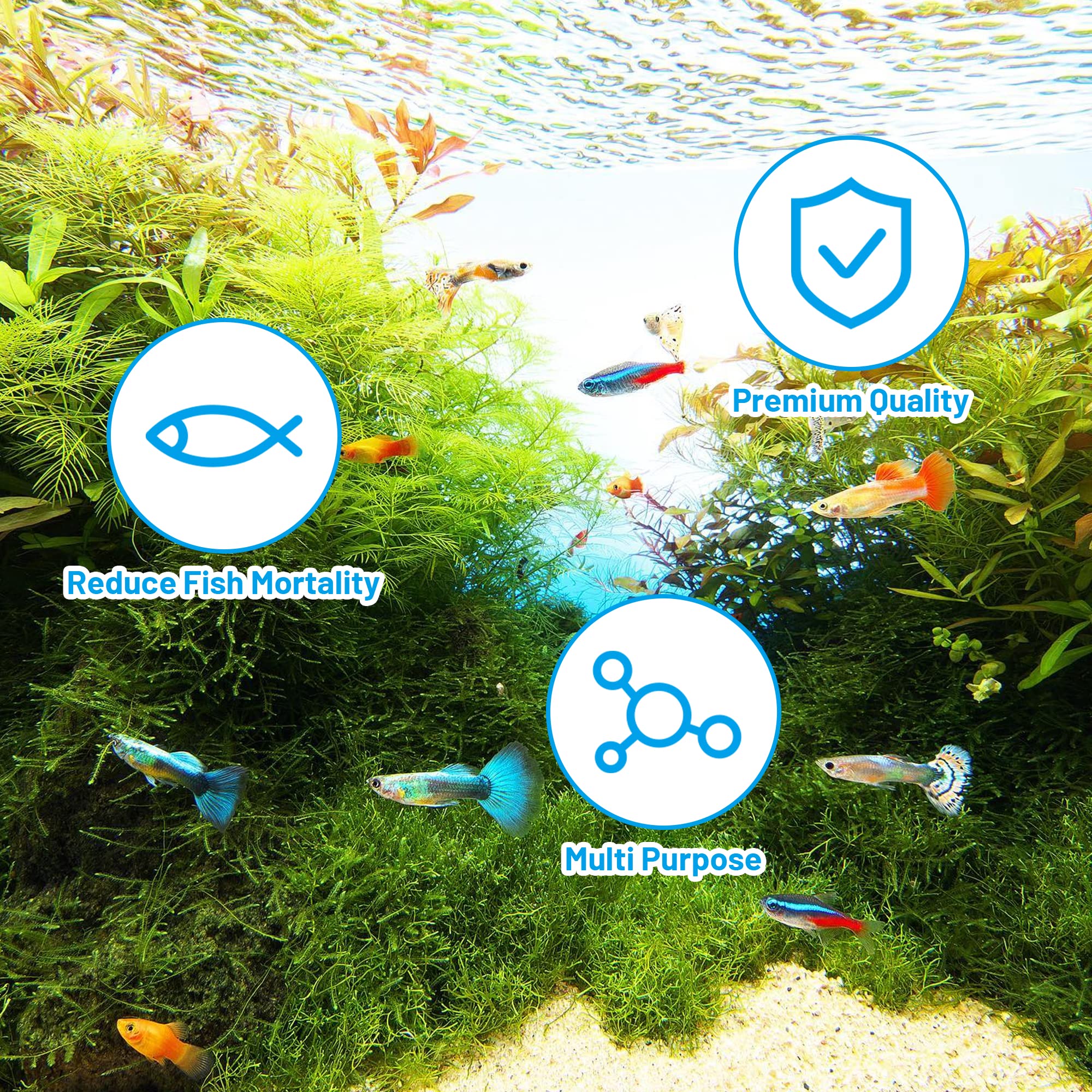 USEAMIE packaging image showing 8 pack sponge kit for Kulife filters