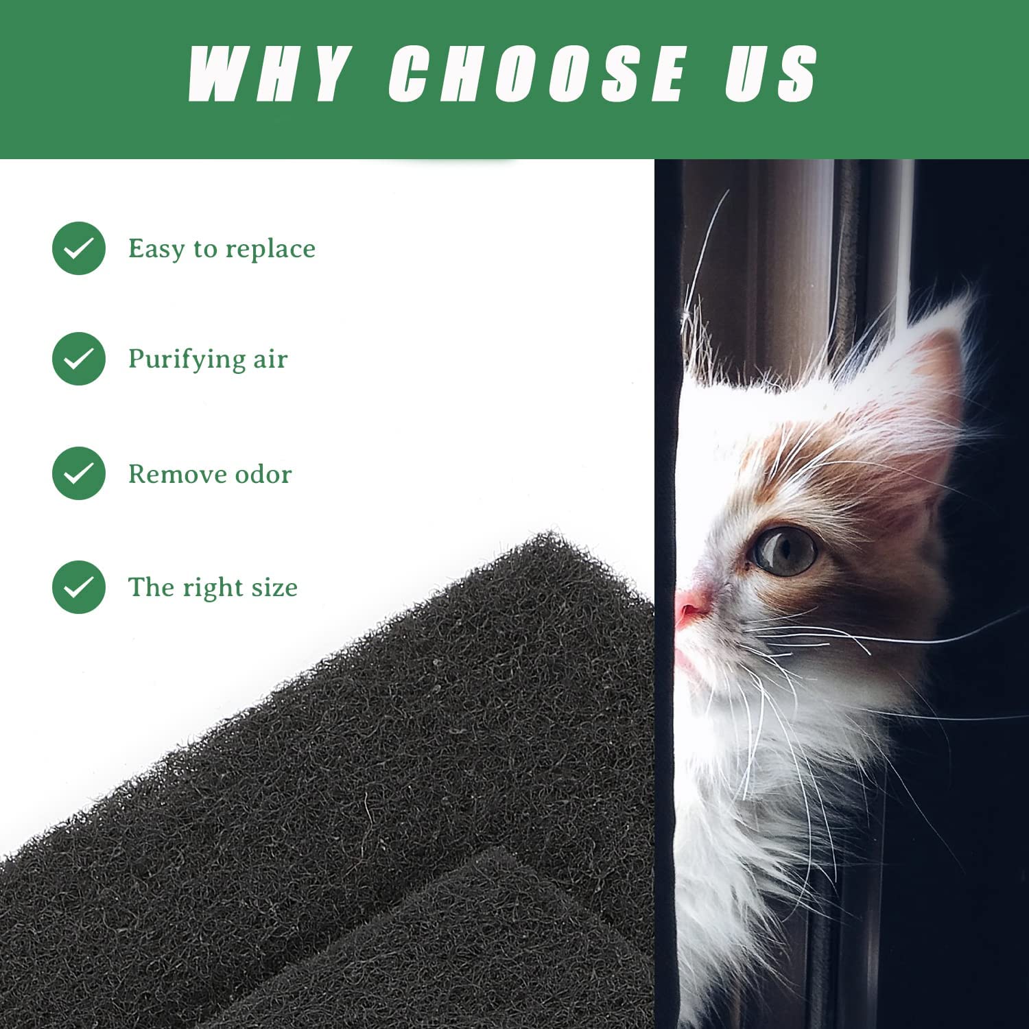 USEAMIE Booda Dome filter fits Dome Clean Step design for easy refresh.