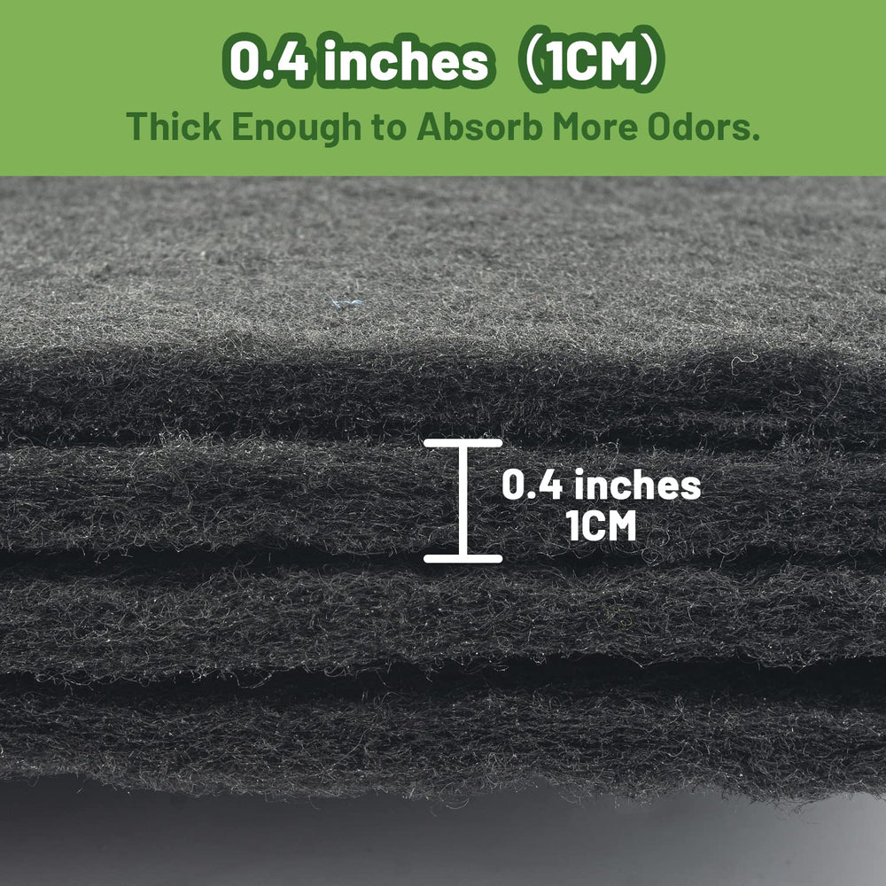 USEAMIE hooded litter box with filter demonstrates simple fit and easy replacement.