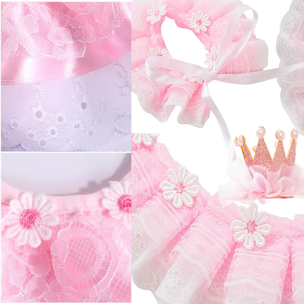 Ushang Pet pearl crown detail adds festive charm