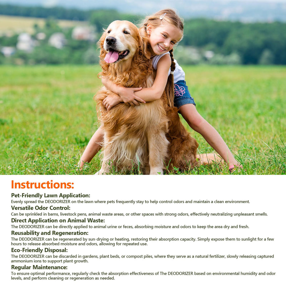 USKICH Lawns and patios benefit from long-lasting outdoor odor control.